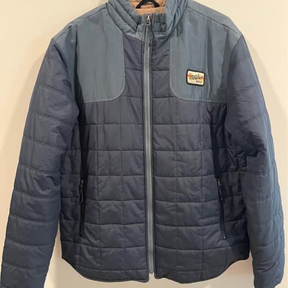 Howler Brothers Merlin Jacket Men’s Large Blue Quilted Primaloft